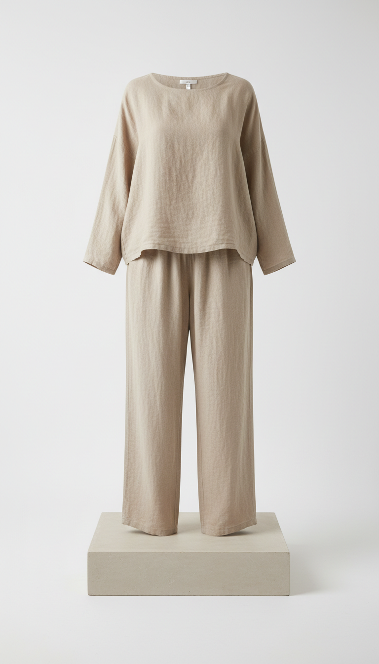 Cloud Linen Loungewear Set