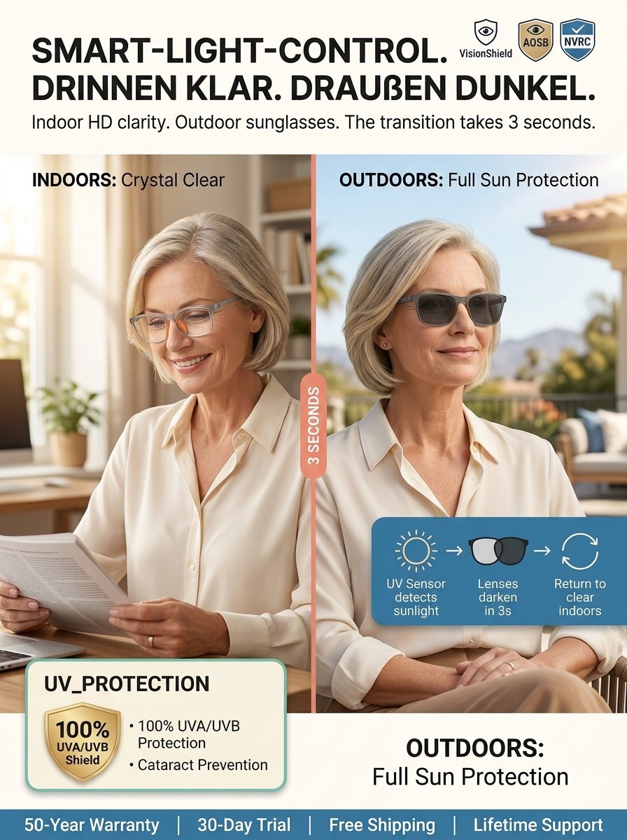 👓No eye exam needed • Lifetime use • Auto-focus from -10.00D-+10.00D — Multifocal sports glasses