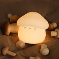 Premium Selection: Silikonowa lampka nocna w kształcie grzybka — lampka przyłóżkowa do sypialni, idealna do snu i karmienia niemowląt; dotykowe oświetlenie nastrojowe dla dzieci