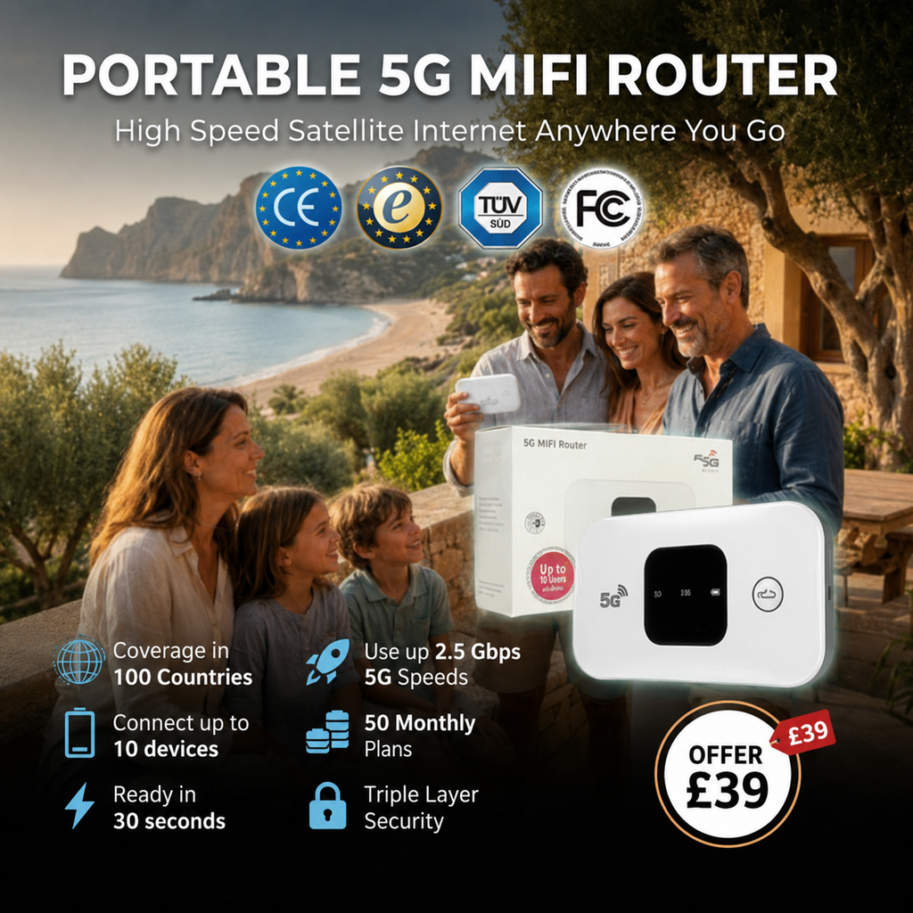 🌍One-Time Purchase for Lifetime Free Global 4K Internet — No SIM, No Monthly Fees, No Signal Dead Zones!🚀